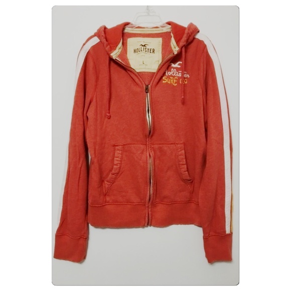Hollister Other - Men’s Hollister distressed retro hoodie size L